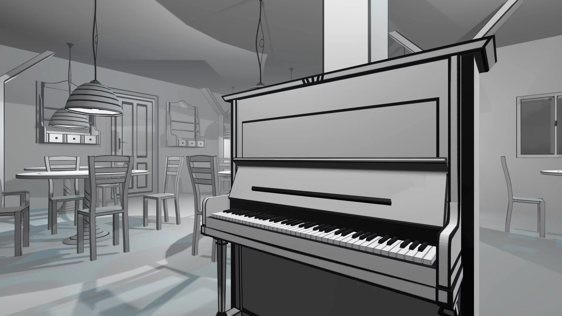 Изображение игры: VR Pianist