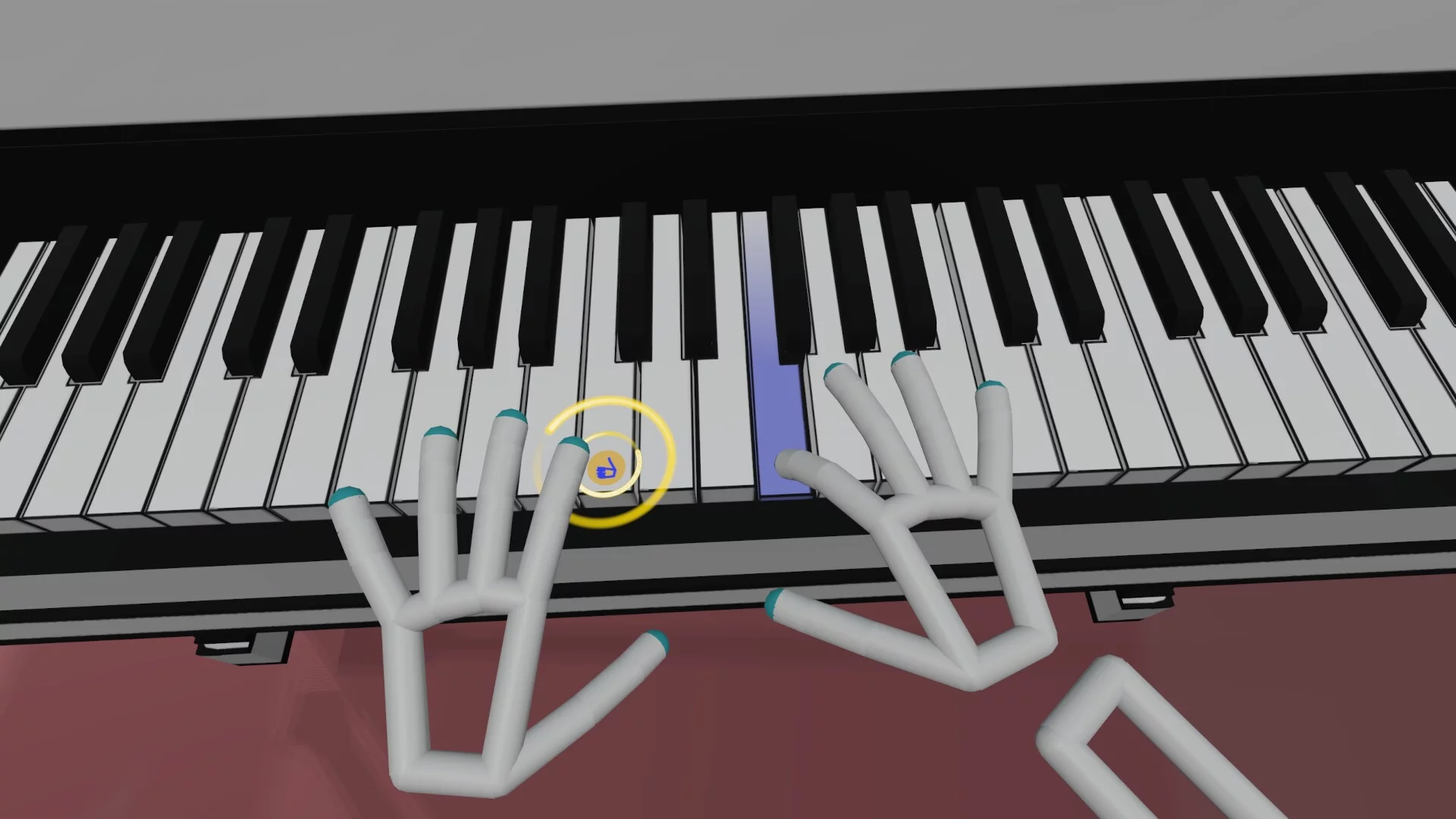Изображение игры: VR Pianist