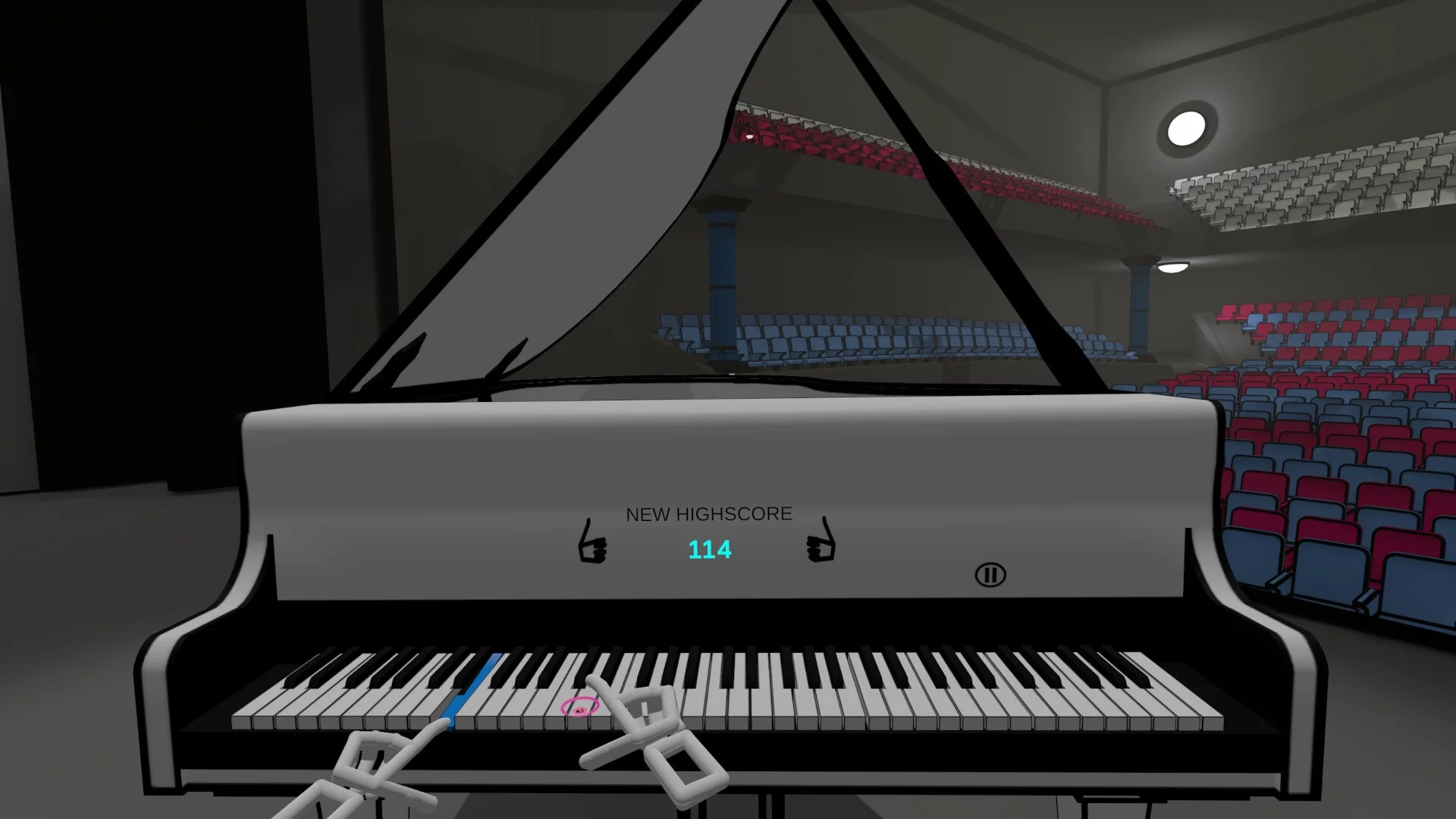 Изображение игры: VR Pianist