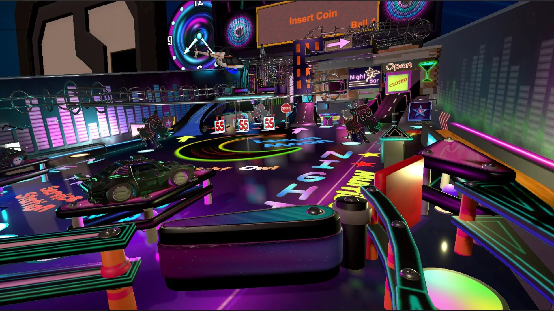 Изображение игры: Neon Nights Pinball