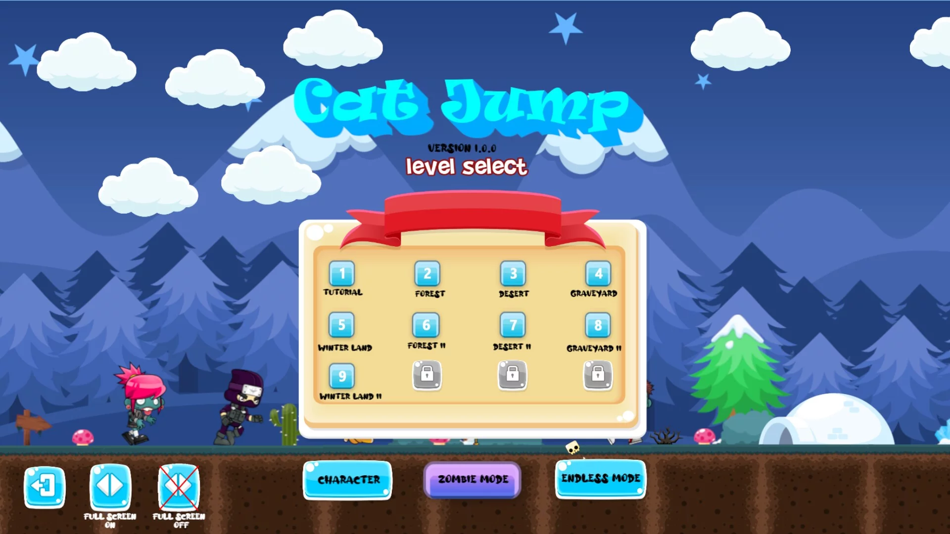 Изображение игры: Cat Jump
