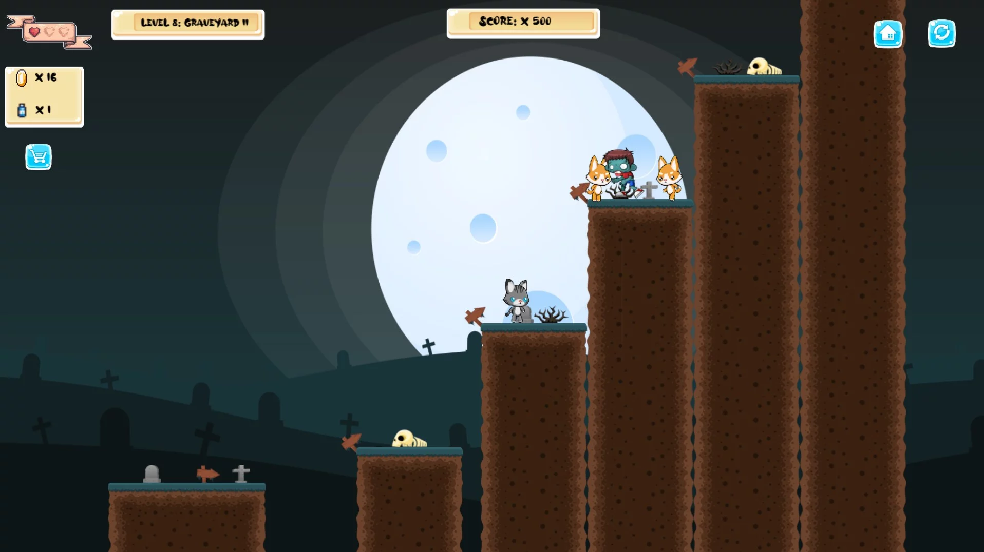 Изображение игры: Cat Jump
