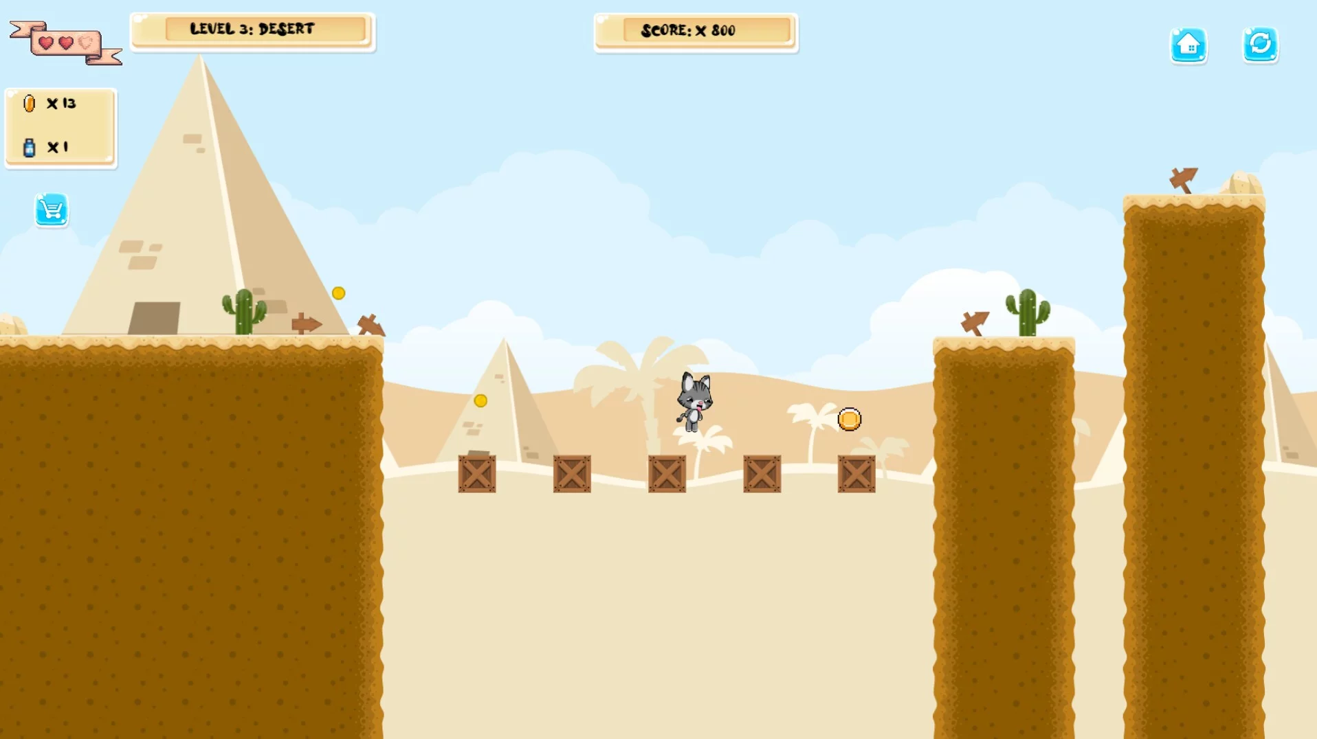 Изображение игры: Cat Jump