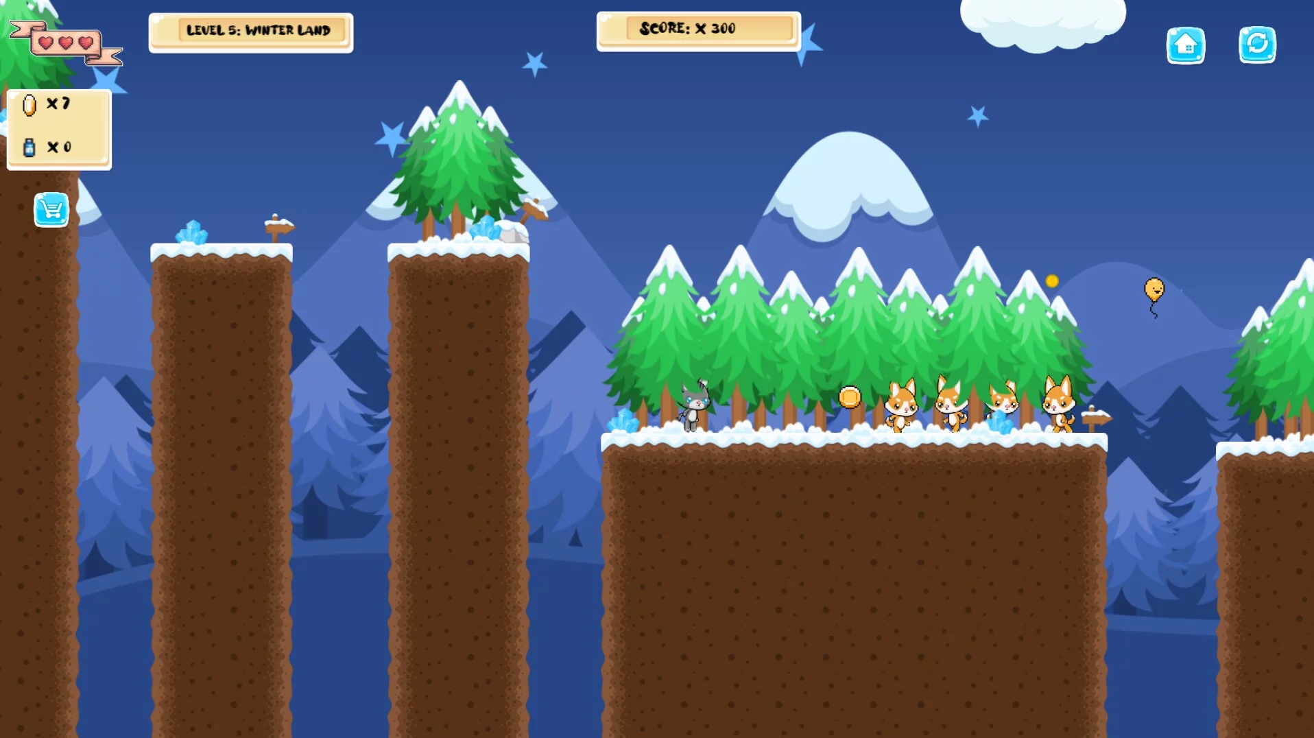 Изображение игры: Cat Jump