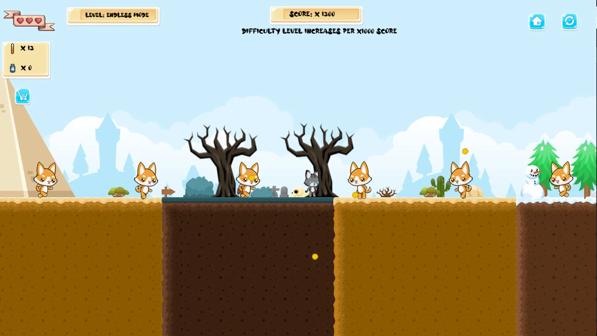 Изображение игры: Cat Jump