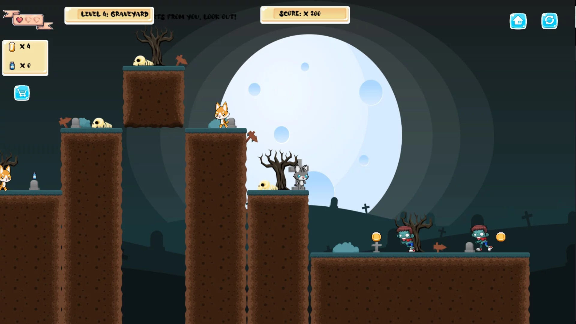Изображение игры: Cat Jump