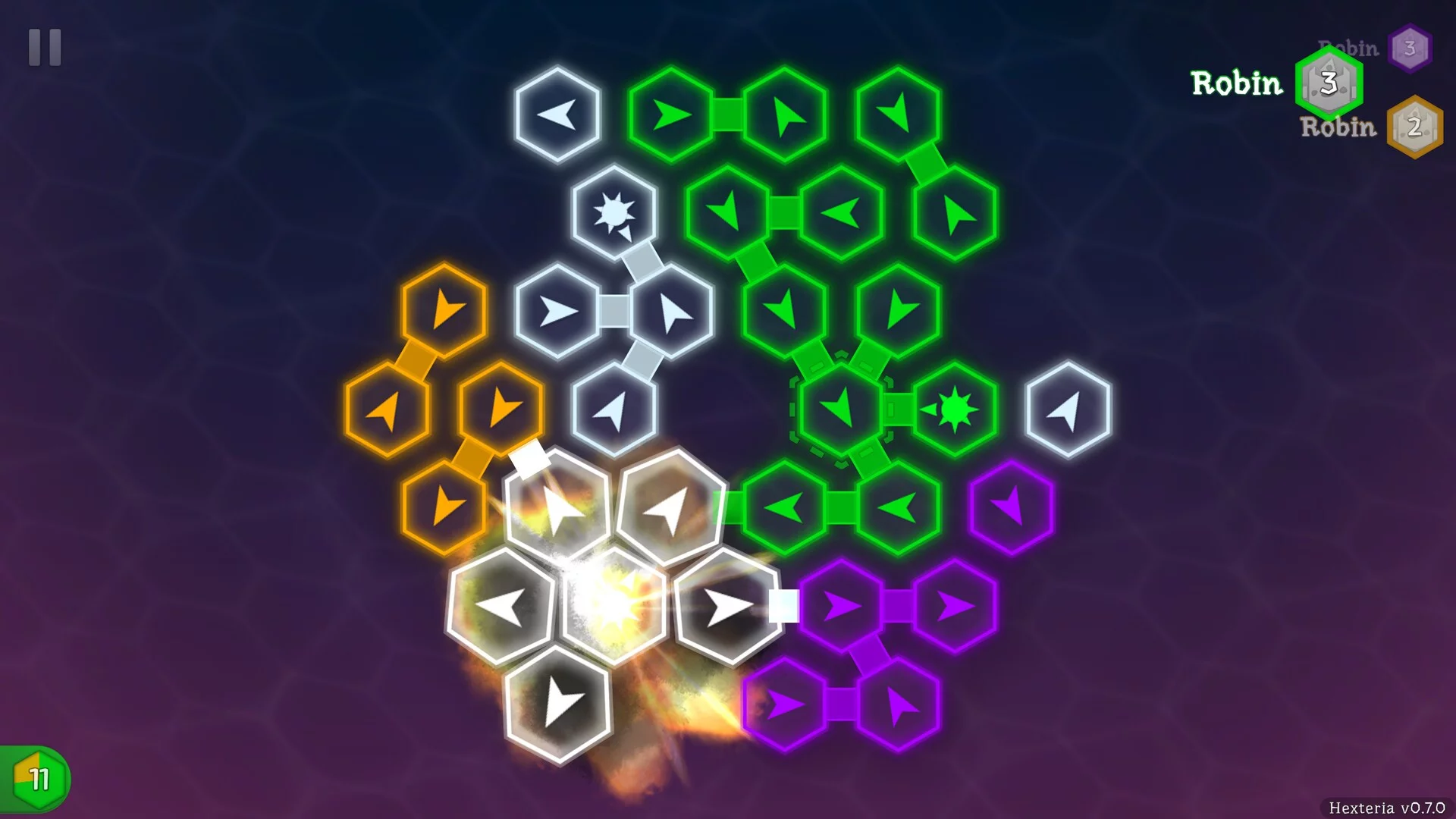 Изображение игры: Hexteria