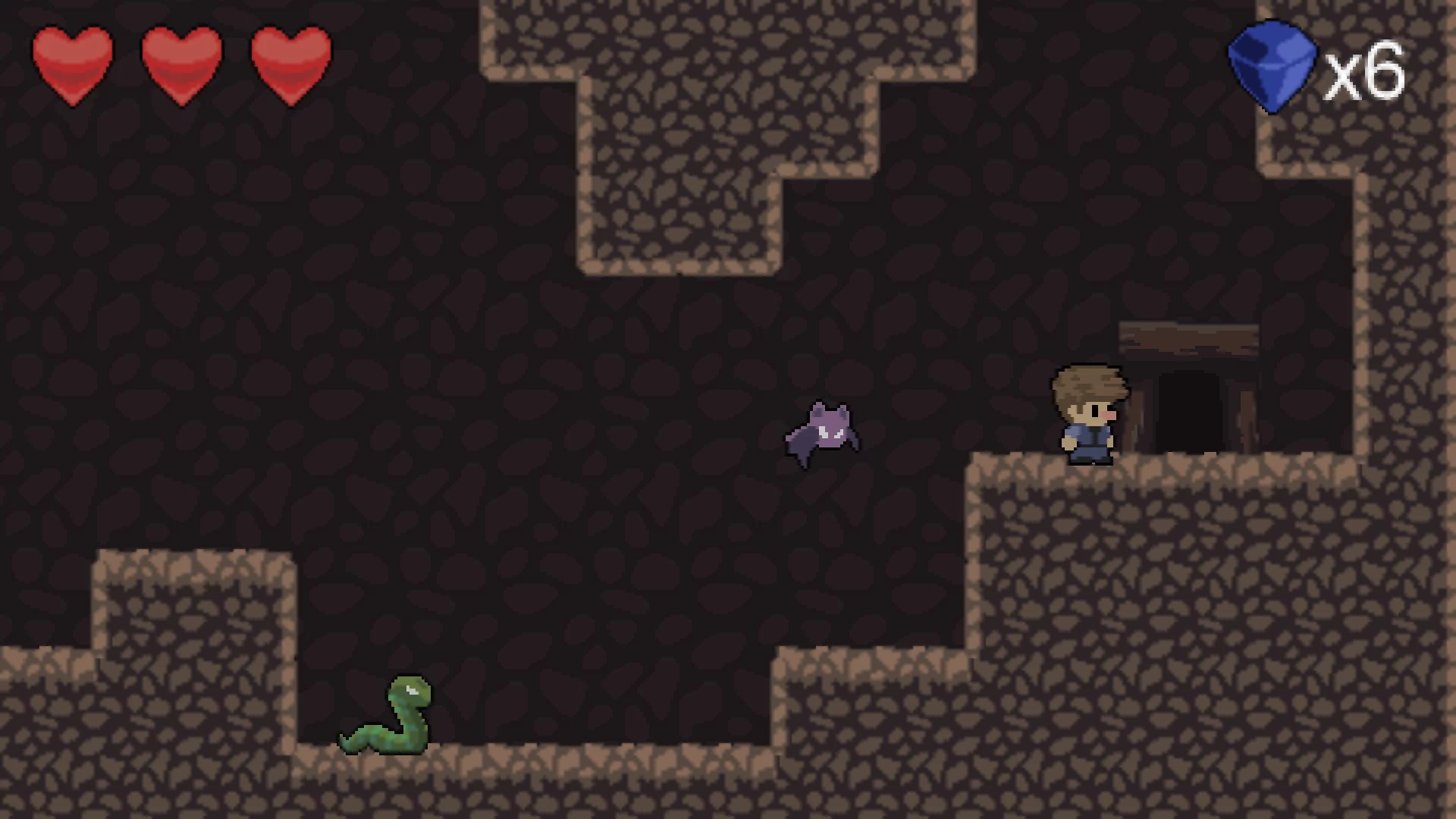 Изображение игры: Cave Explorer