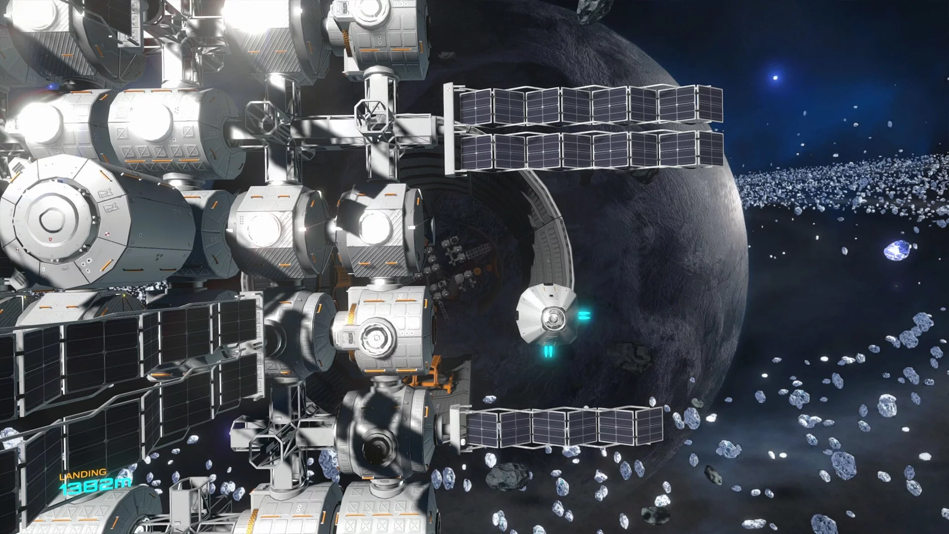 Изображение игры: Descent Vector: Space Runner