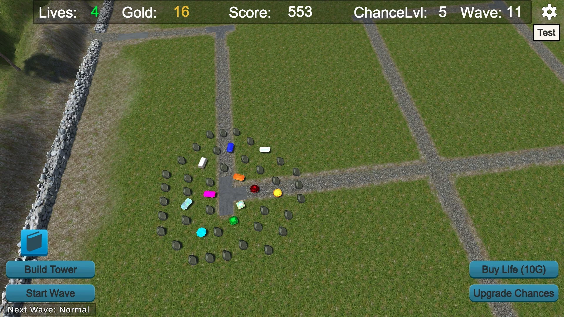 Изображение игры: Gemstone Defense