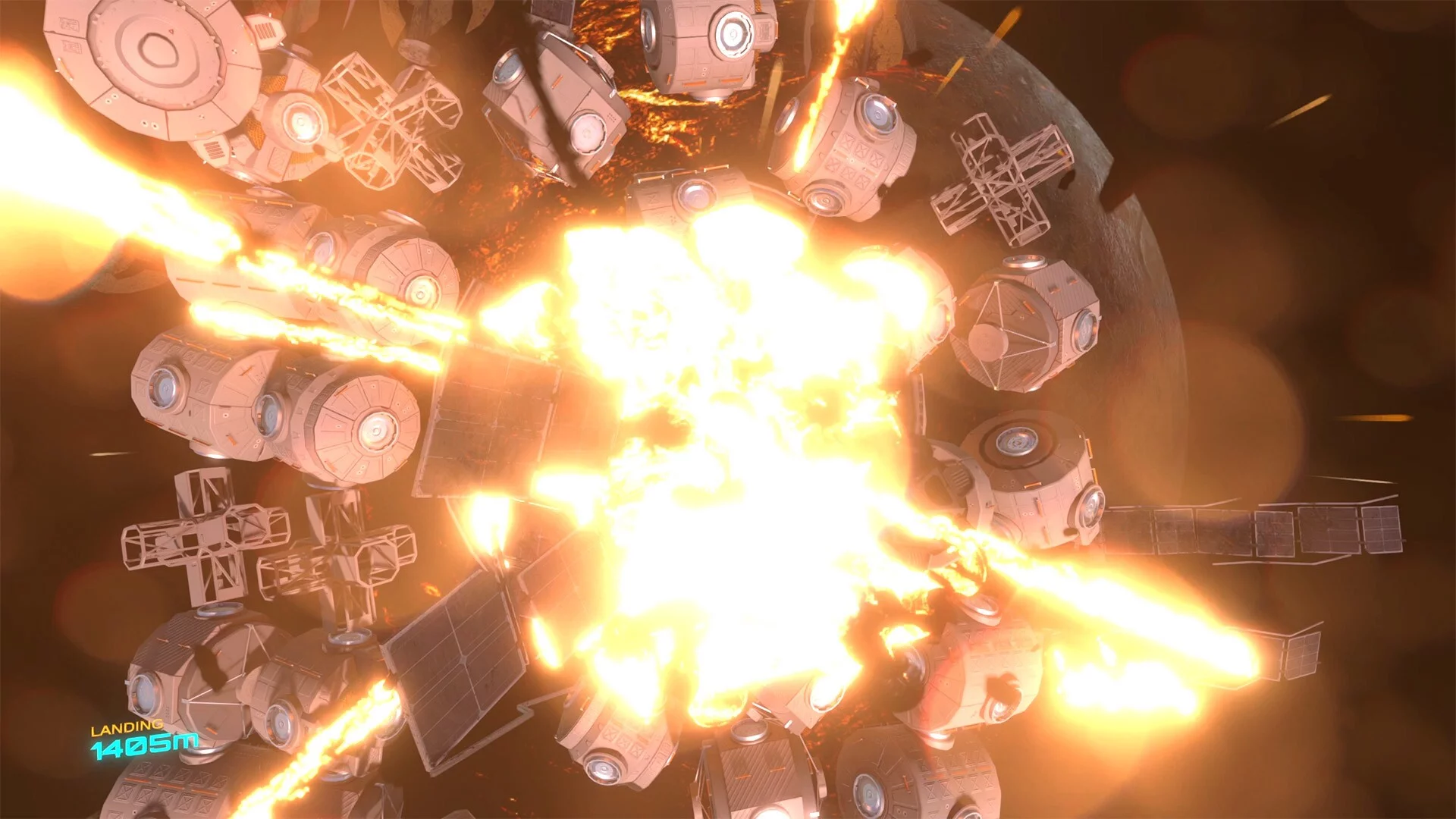 Изображение игры: Descent Vector: Space Runner