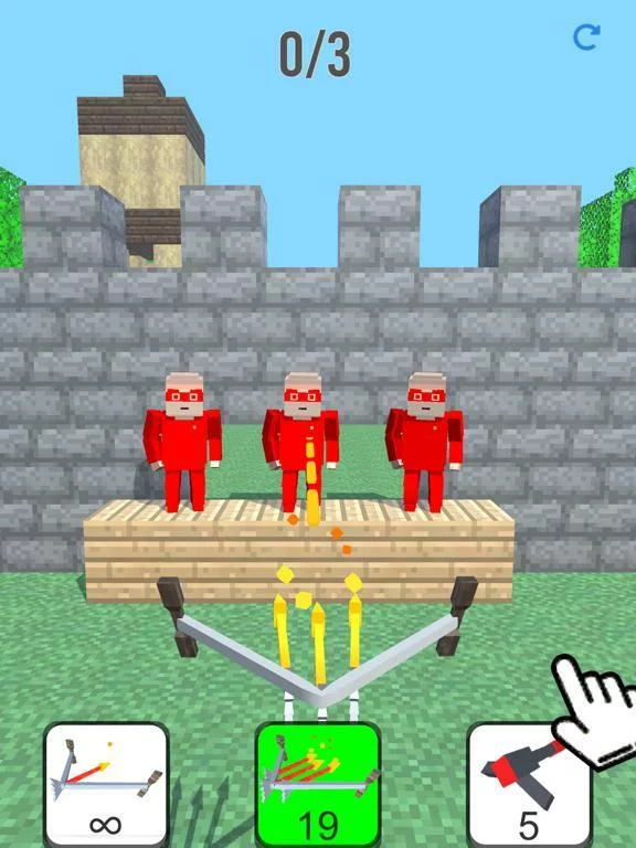 Изображение игры: Burn it Down! 3D Pixel Game
