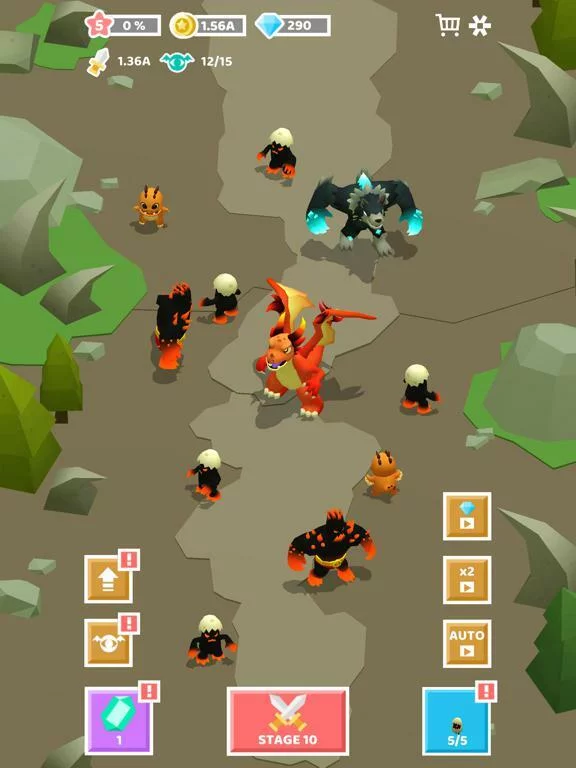 Изображение игры: Merge Monster Evolution