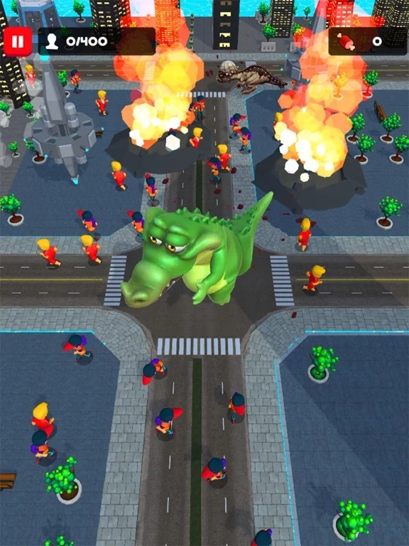 Изображение игры: Rampage: Giant Monsters