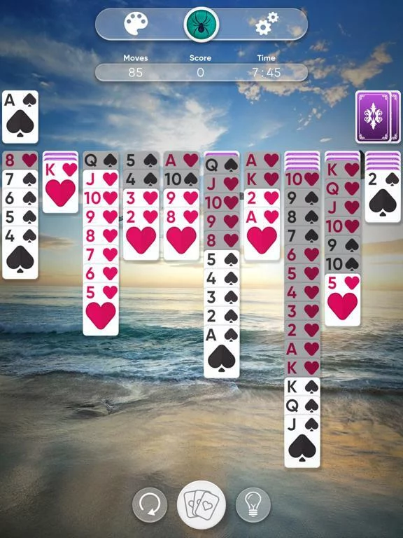 Изображение игры: Spider Solitaire ‏‏‎‎‎‎