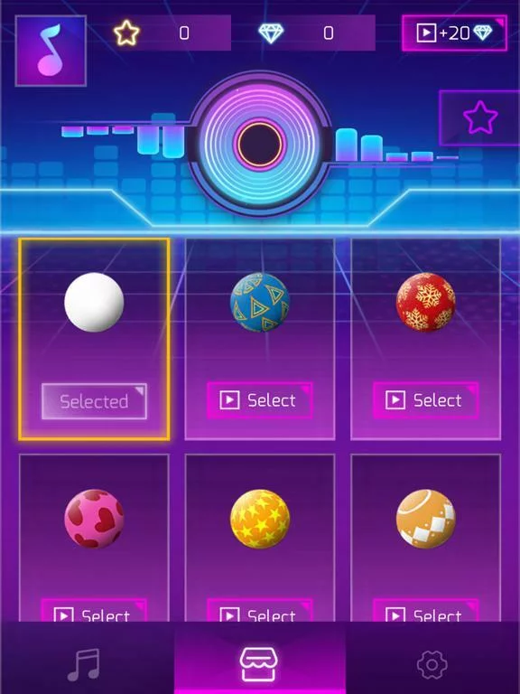 Изображение игры: BLINK BALL HOP - KPOP TILES