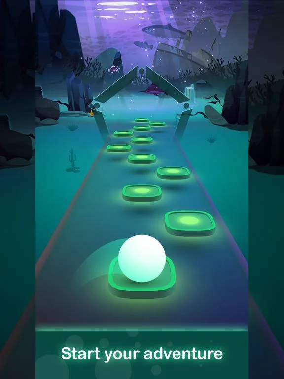 Изображение игры: BLINK BALL HOP - KPOP TILES