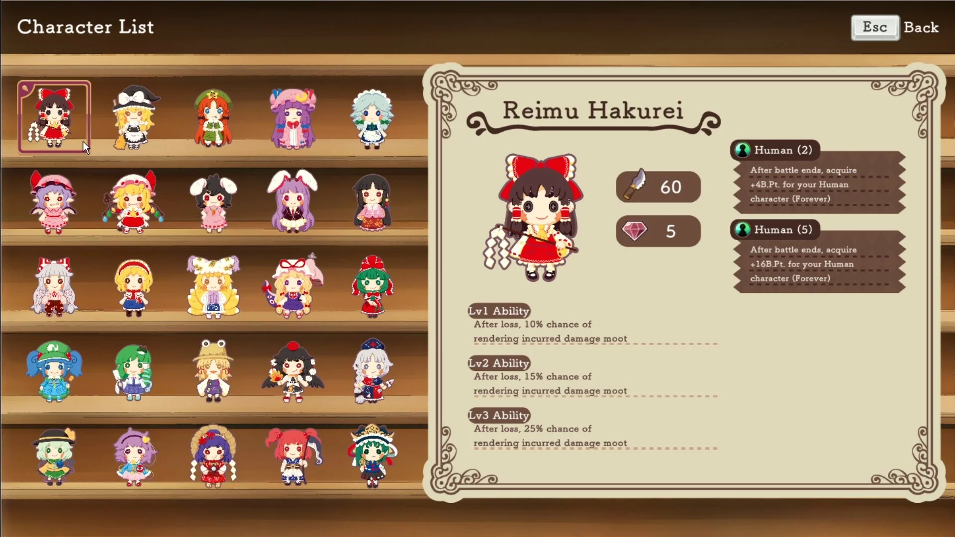 Изображение игры: Touhou DollDraft