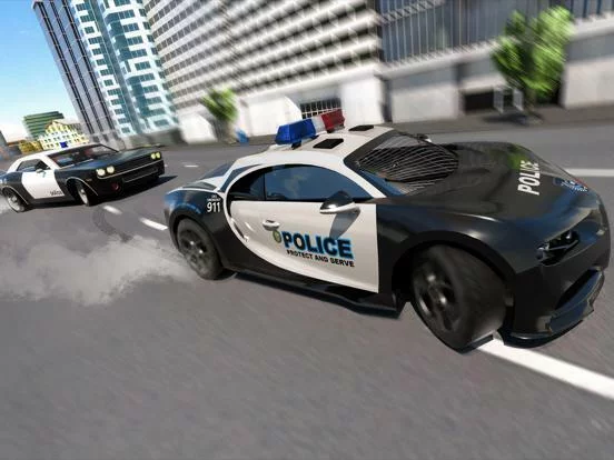 Изображение игры: Police Car Drift Simulator