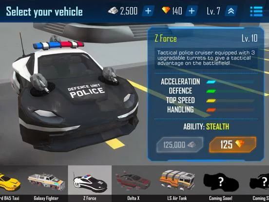 Изображение игры: Flying Car Shooting