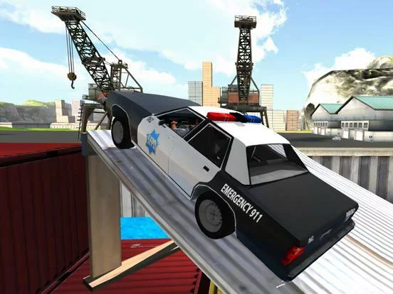 Изображение игры: Police Car Drift Simulator