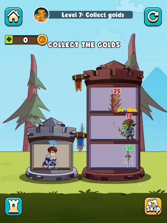Изображение игры: Hero Tower War - Math Puzzle
