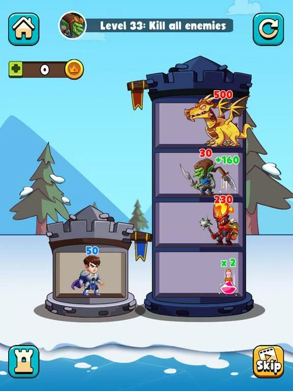 Изображение игры: Hero Tower War - Math Puzzle