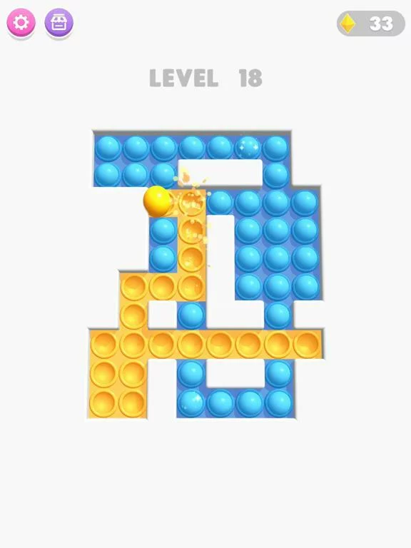 Изображение игры: Pop It Maze