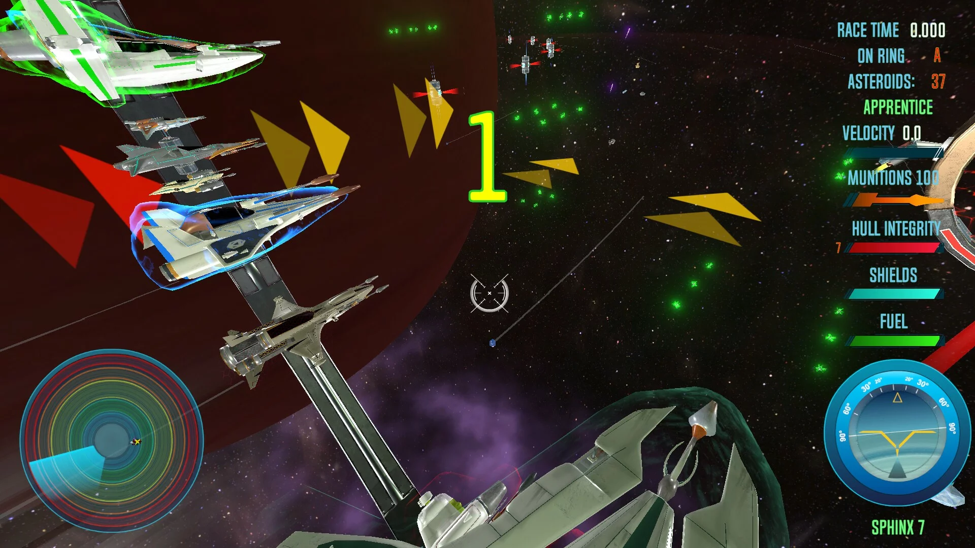 Изображение игры: Quantum Runners