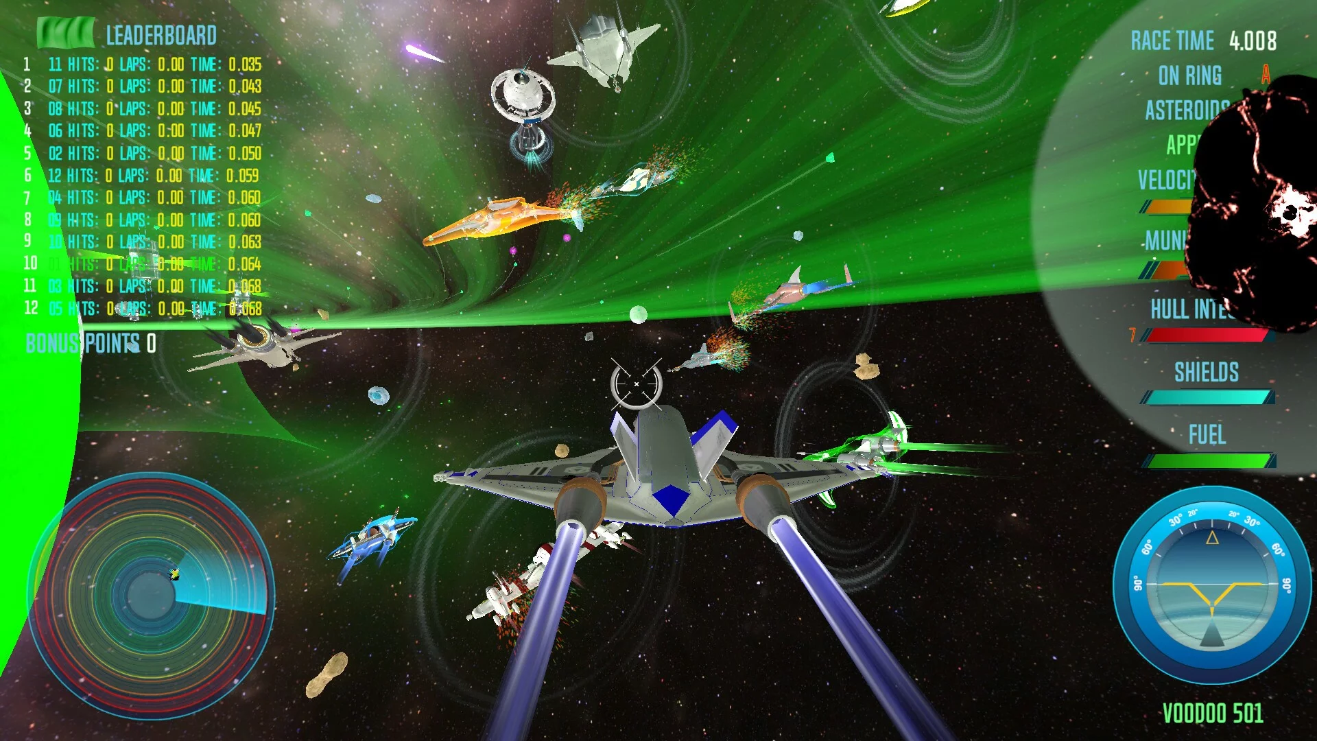 Изображение игры: Quantum Runners