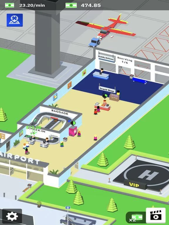 Изображение игры: Idle Airport