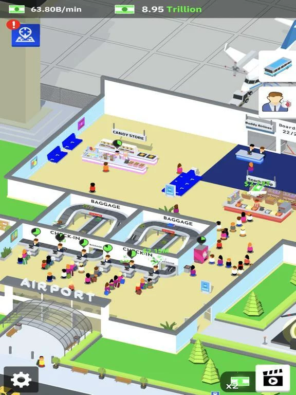 Изображение игры: Idle Airport
