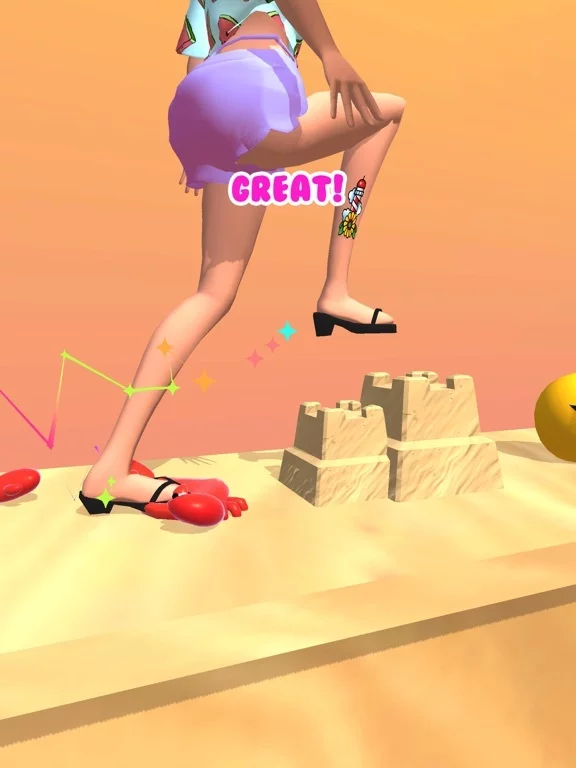 Изображение игры: Tippy Toe 3D