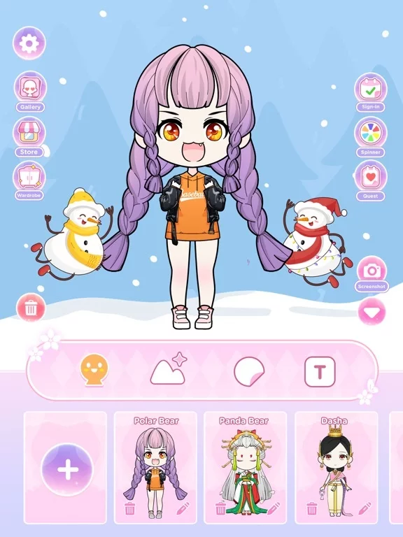 Изображение игры: Anna Doll - Dress Up Game