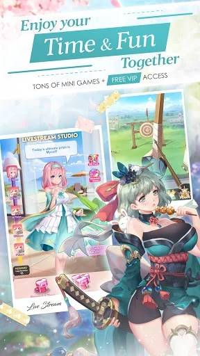Изображение игры: Lost in Paradise:Waifu Connect
