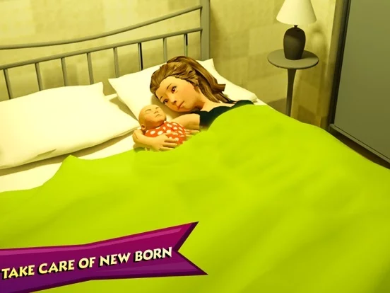 Изображение игры: Pregnant Mom Life Simulator