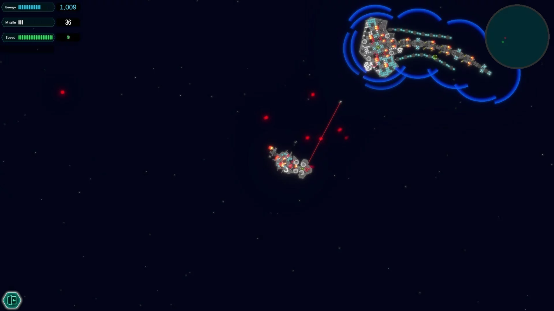Изображение игры: Space Amoeba - StarShip Constructor