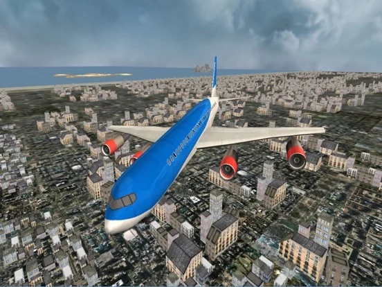 Изображение игры: Airplane Pilot Flight Simulator 3D