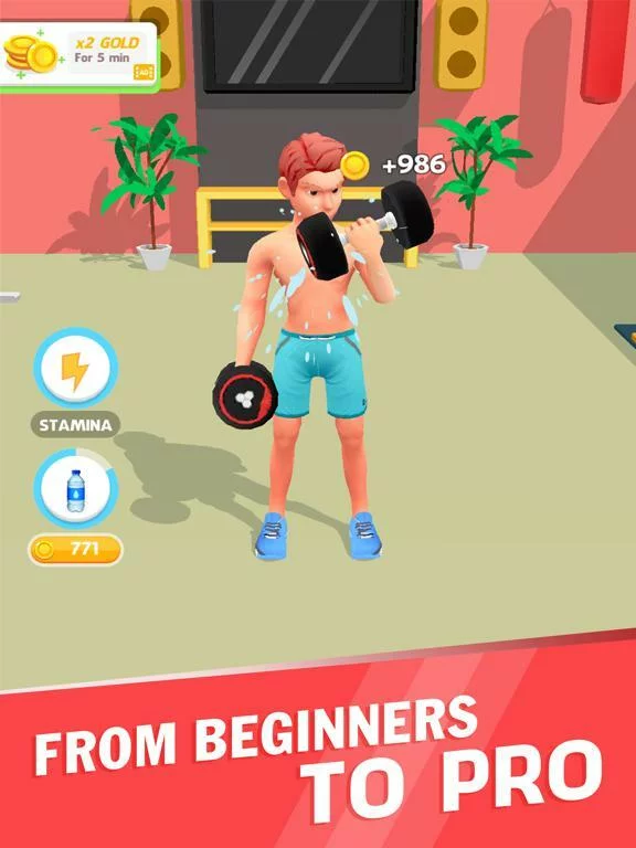 Изображение игры: Idle Workout Fitness