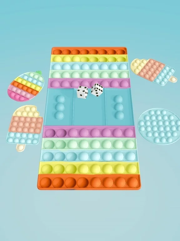 Изображение игры: Pop It Chess 3D!