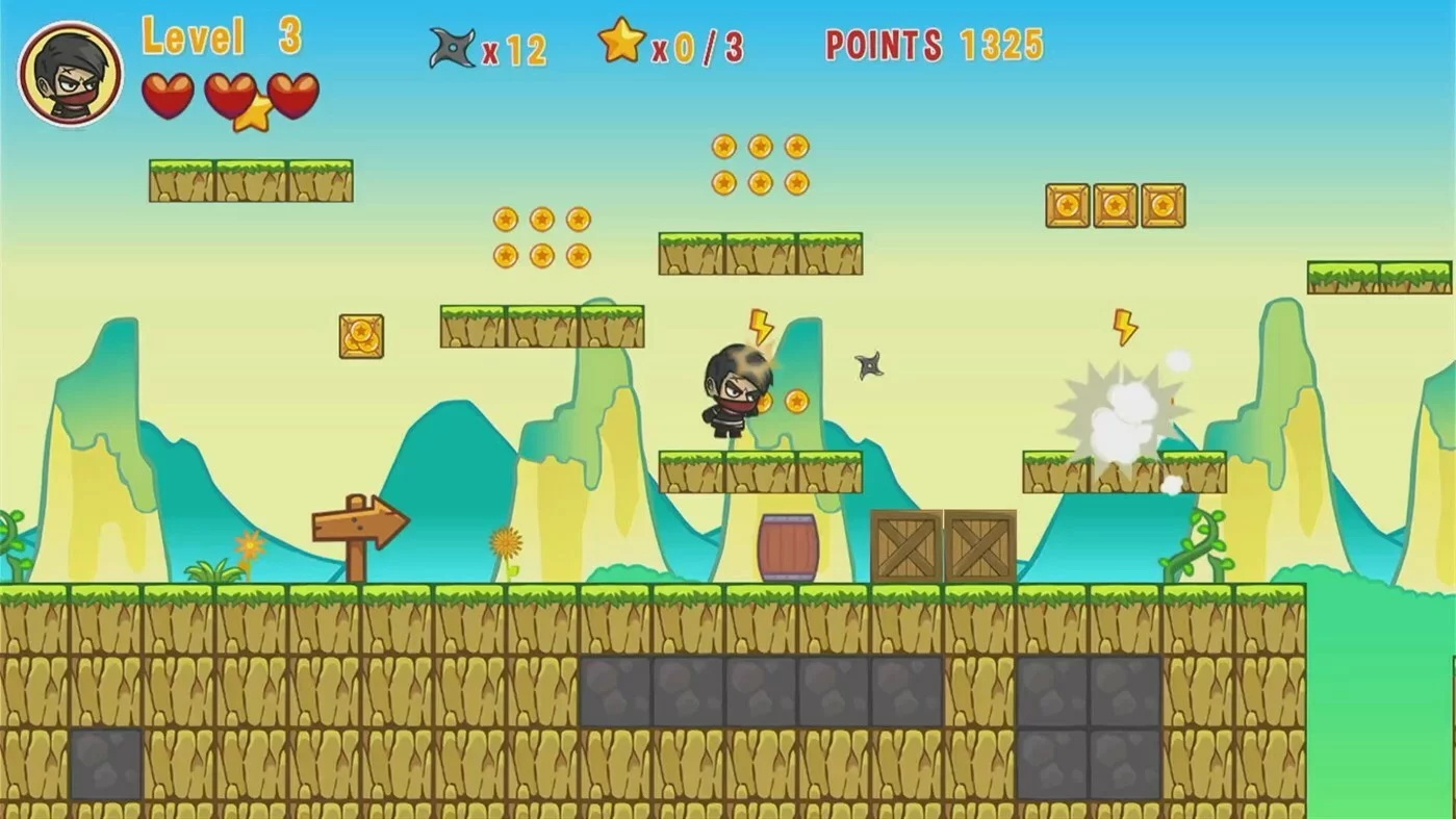 Изображение игры: Masked Ninja Action
