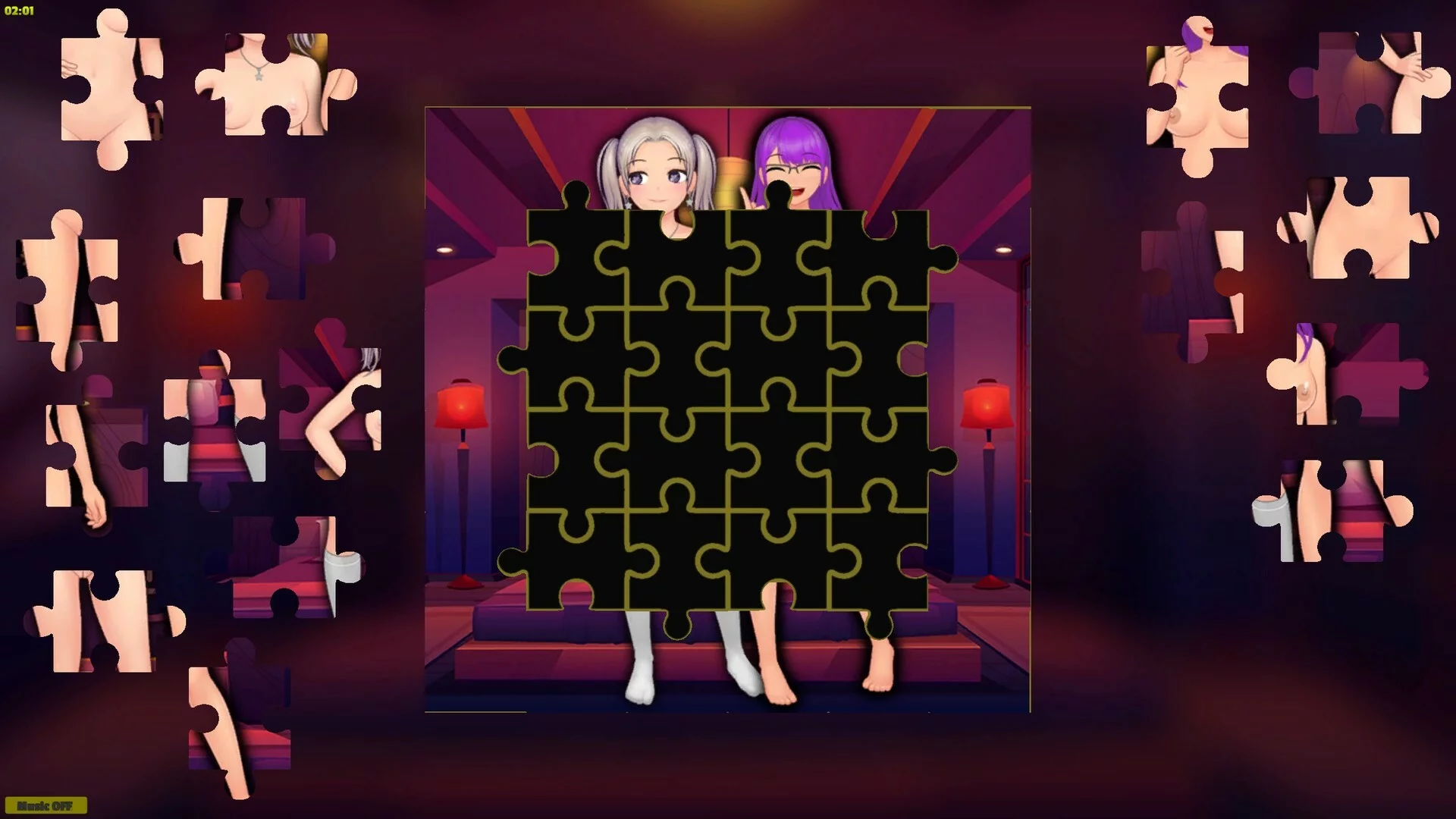 Изображение игры: Hentai Jigsaw Girls 2