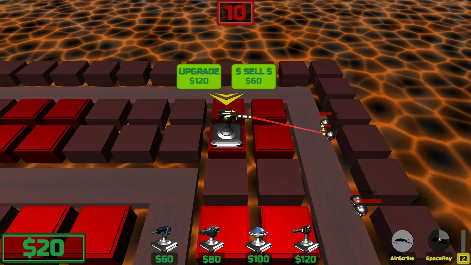 Изображение игры: U.F.O. K.O. Tower Defense