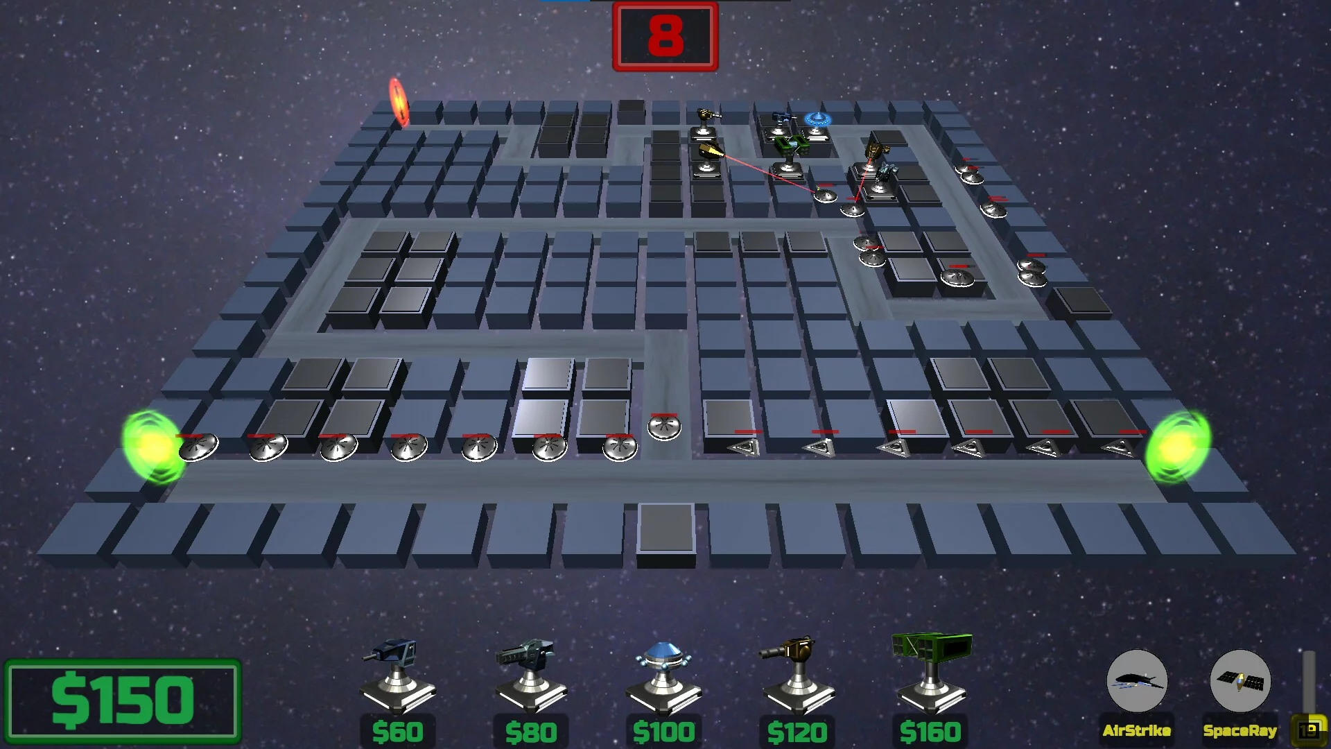 Изображение игры: U.F.O. K.O. Tower Defense