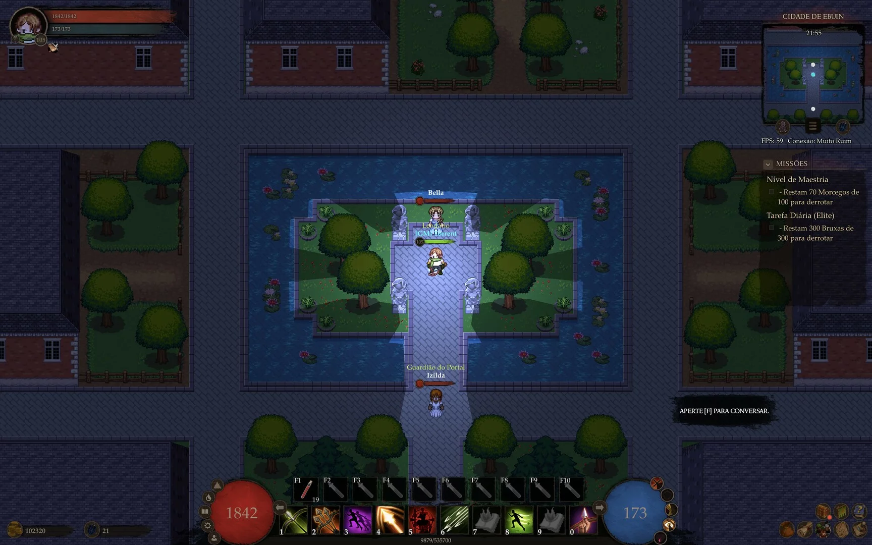 Изображение игры: Eternal Quest - 2D MMORPG