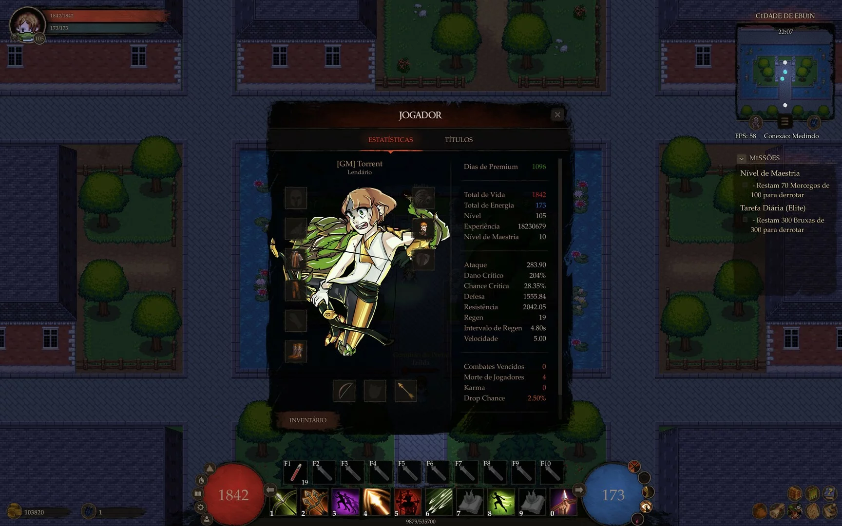 Изображение игры: Eternal Quest - 2D MMORPG