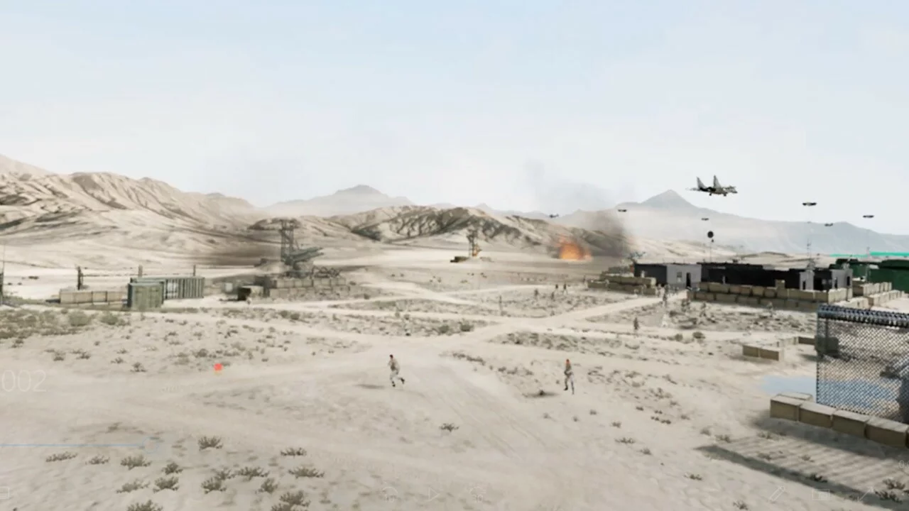 Изображение игры: VR Modern Wars: Advance under air raid