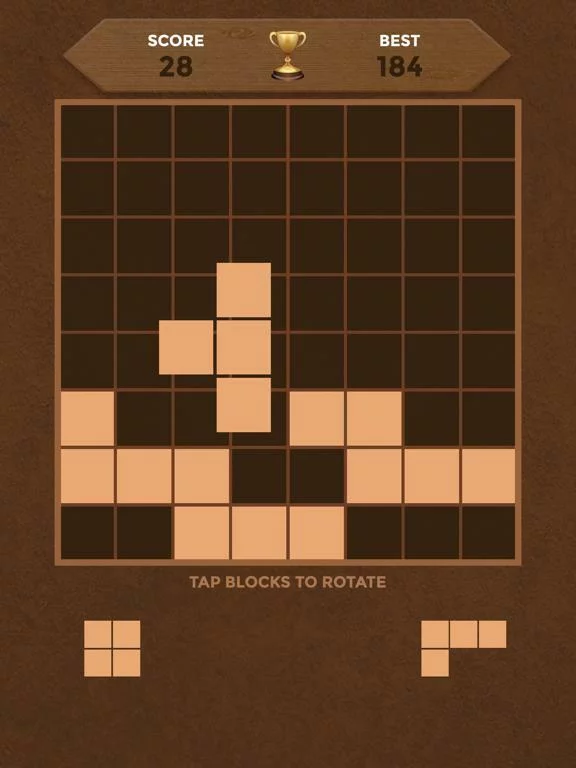 Изображение игры: WoodBlocku: Block Puzzle Wood