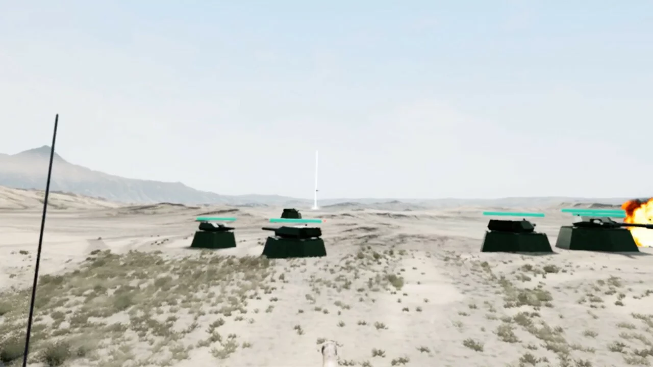 Изображение игры: VR Modern Wars: Advance under air raid