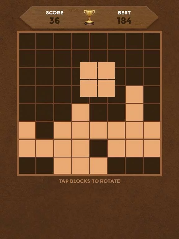 Изображение игры: WoodBlocku: Block Puzzle Wood